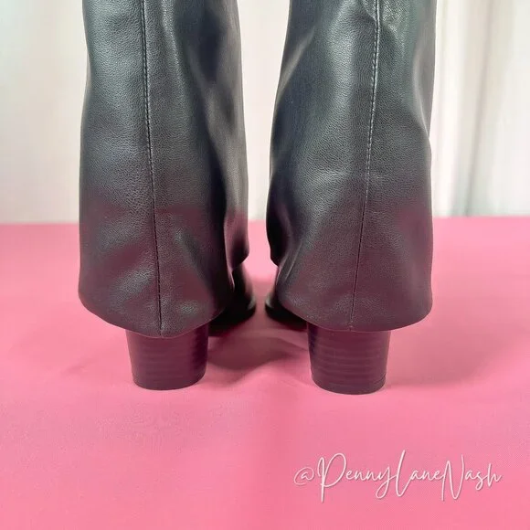 Steve Madden Lark Black Pointed Toe Ankle Booties Size 7.5M NEW - Picture 9 of 14